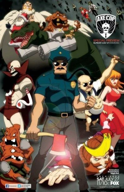 Коп с топором / Axe Cop (2012) (2 сезона)